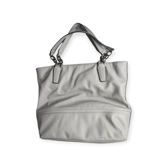 Vera Wang | Bags | Simply Vera Catherine Tote Ombr Grey Gray  Simply Vera Vera Wang Gray & White Catherine Tote